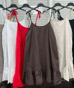 Sukienki damskie WŁOSKA ,Size uni ,paczka 6 szt mix kolor