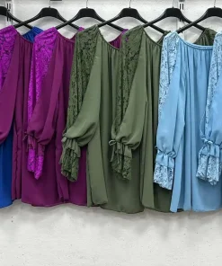 Bluzki damskie WŁOSKA ,Size uni ,paczka 6 szt mix kolor