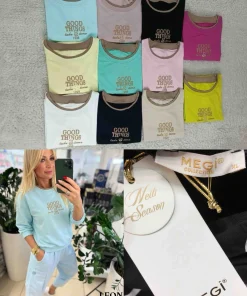 Bluzki damskie TURECKA ,Size uni ,paczka 6 szt mix kolor