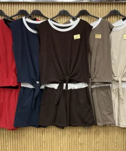 Komplety damskie WŁOSKA ,Size uni ,paczka 6 szt mix kolor