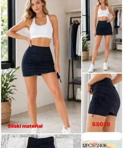 Spódnica krótka Damskie,Size s-xl,paczka 12szt, 1 kolor