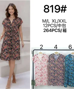 Sukienki damskie,size m/l-xl/2xl,Paczka 12szt,mix kolor