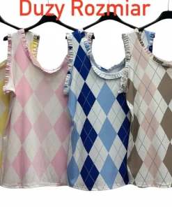 Bluzki damskie WŁOSKA ,Size uni ,paczka 6 szt mix kolor