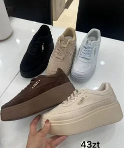 Buty Sportowe DAMSKIE (36-41, 12par) 1 kolor