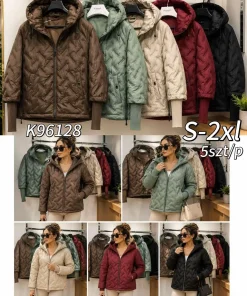 Kurtki damskie,size s-2xl,Paczka 5szt,1kolor