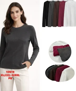 Bluzy Damskie,Size xl/2xl-3xl/4xl,paczka 8szt, mix kolor