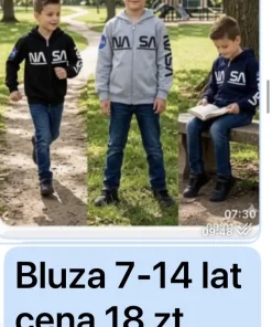 Bluzy DZIECIĘCA,Size 7-14lat,paczka 5szt, 1 kolor