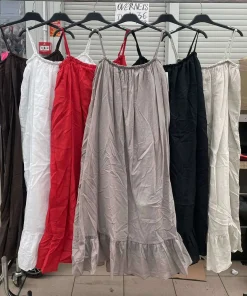 Sukienki damskie WŁOSKA,Size uni ,paczka 6 szt mix kolor