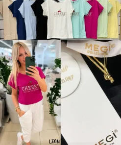Bluzki damskieTURECKA ,Size uni ,paczka 6 szt mix kolor