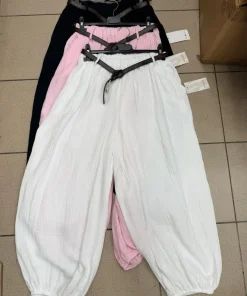 Spodnie damskie WŁOSKA,Size uni ,paczka 6 szt mix kolor