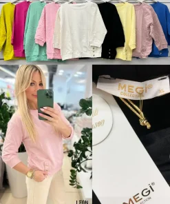 Bluzki damskieTURECKA ,Size uni ,paczka 6 szt mix kolor