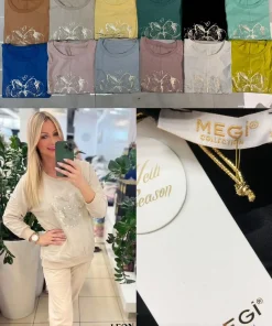 Bluzki damskieTURECKA ,Size uni ,paczka 6 szt mix kolor