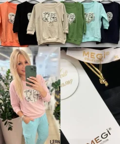 Bluzki damskie TURECKA ,Size uni ,paczka 6 szt mix kolor