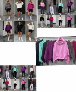 Bluzy Damskie,Size uni,paczka 6szt, mix kolor