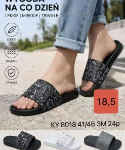 Klapki DAMSKIE (36-41, 24par) mix kolor