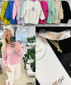 Bluzki damskieTURECKA ,Size uni ,paczka 6 szt mix kolor