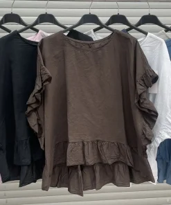Bluzki damskie WŁOSKA ,Size uni ,paczka 6 szt mix kolor
