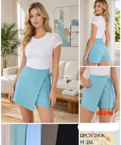 Spódnica krótka Damskie,Size m-2xl,paczka 12szt, mix kolor