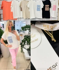Bluzki damskieTURECKA ,Size uni ,paczka 6 szt mix kolor