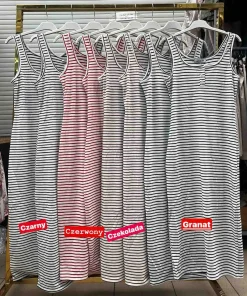 Sukienki damskie WŁOSKA ,Size uni ,paczka 6 szt mix kolo