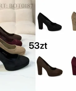 Buty Czołenka DAMSKIE (36-41, 12par) 1 kolor