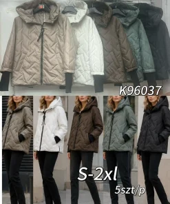 Kurtki damskie,size s-2xl,Paczka 5szt,1kolor