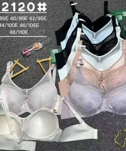 Biustonosz E Damskie,Size 38/85-48/110,paczka 6szt, 1 kolor
