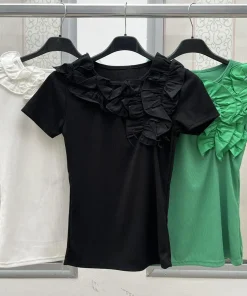 Bluzki damskie WŁOSKA,Size uni ,paczka 6 szt mix kolor