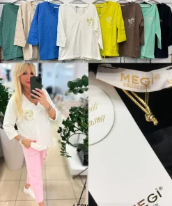 Bluzki damskie TURECKA ,Size uni ,paczka 6 szt mix kolor