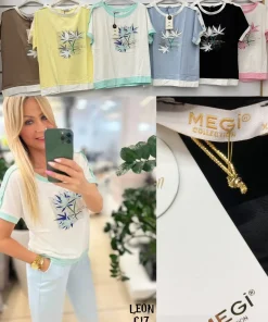 Bluzki damskieTURECKA ,Size uni ,paczka 6 szt mix kolor