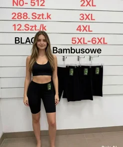 Legginsy Damskie,Size 2xl/3xl-5xl/6xl,paczka 12szt, 1 kolor