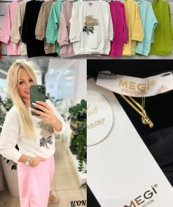 Bluzki damskieTURECKA ,Size uni ,paczka 6 szt mix kolor