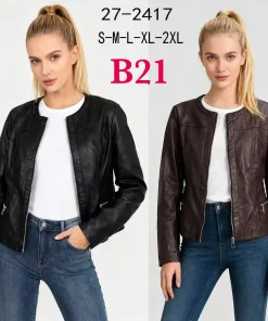 Kurtki skórzane damskie,size s-2xl,Paczka 5szt,1kolor