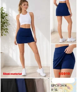 Spódnica krótka Damskie,Size s-xl,paczka 12szt, mix kolor
