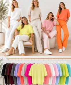 Bluzki damskie WŁOSKA ,Size uni ,paczka 6szt mix kolor