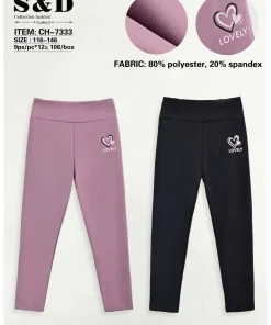 Legginsy DZIECIĘCA,Size 116-146,paczka 12szt, mix kolor