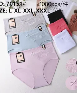 Majtki Damskie,Size l-3xl,paczka 24szt, mix kolor