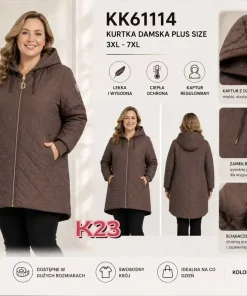 Kurtki damskie,size 3-7xl,Paczka 5szt,1kolor