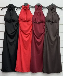 Sukienki damskie WŁOSKA ,Size uni ,paczka 6 szt mix kolor