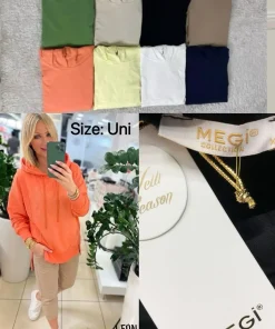 Bluzki damskie TURECKA ,Size uni ,paczka 6 szt mix kolor