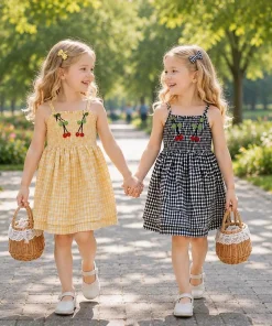 Sukienki DZIECIĘCA,Size 4-8lat,paczka 4szt, 1 kolor