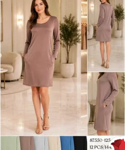 Sukienki Damskie,Size m-2xl,paczka 12szt, mix kolor