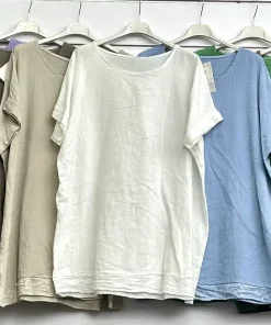 Bluzki damskie WŁOSKA ,Size uni ,paczka 6 szt mix kolor