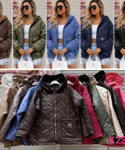 Kurtki damskie,size uni,Paczka 6szt,mix kolor