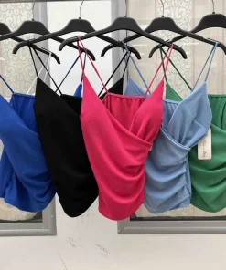 Bluzki damskie WŁOSKA ,Size uni ,paczka 6 szt mix kolor