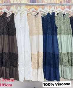 Sukienki damskie WŁOSKA ,Size uni ,paczka 6 szt mix kolor
