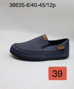 Buty Półbuty MĘSKIE (40-45, 12par) 1 kolor