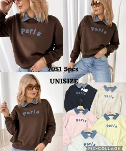Bluzy Damskie,Size uni,paczka 5szt, 1 kolor