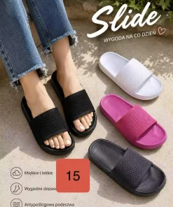 Klapki DAMSKIE (36-41, 24par) mix kolor