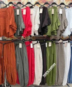 Komplety damskie WŁOSKA ,Size uni ,paczka 6 szt mix kolor